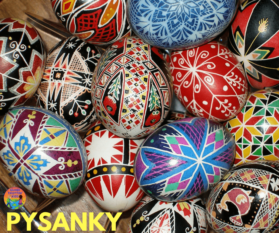 Pysanky Ukrainian Easter Eggs Globe