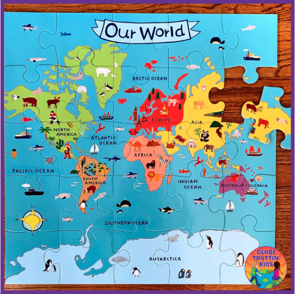 Explore World Geography Through Puzzles - Globe Trottin' Kids