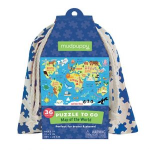 Map of the World Puzzle To Go