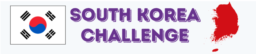 South Korea for Kids challenge activity