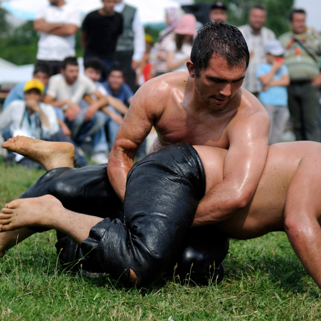 oil wrestling