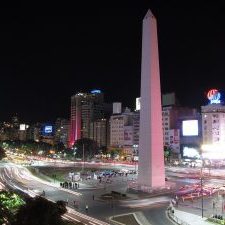 Buenos Aires city lights