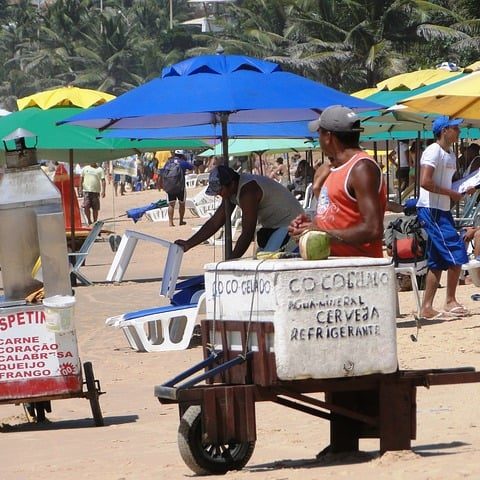 coconut cart
