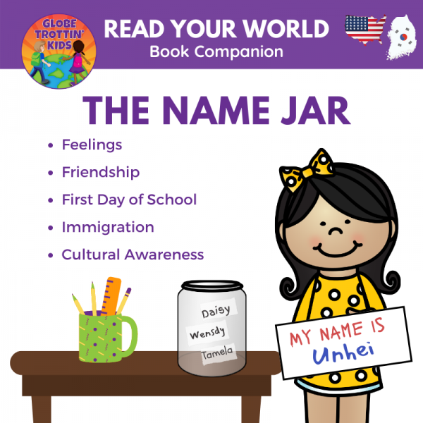 The Name Jar Book Companion Globe Trottin' Kids