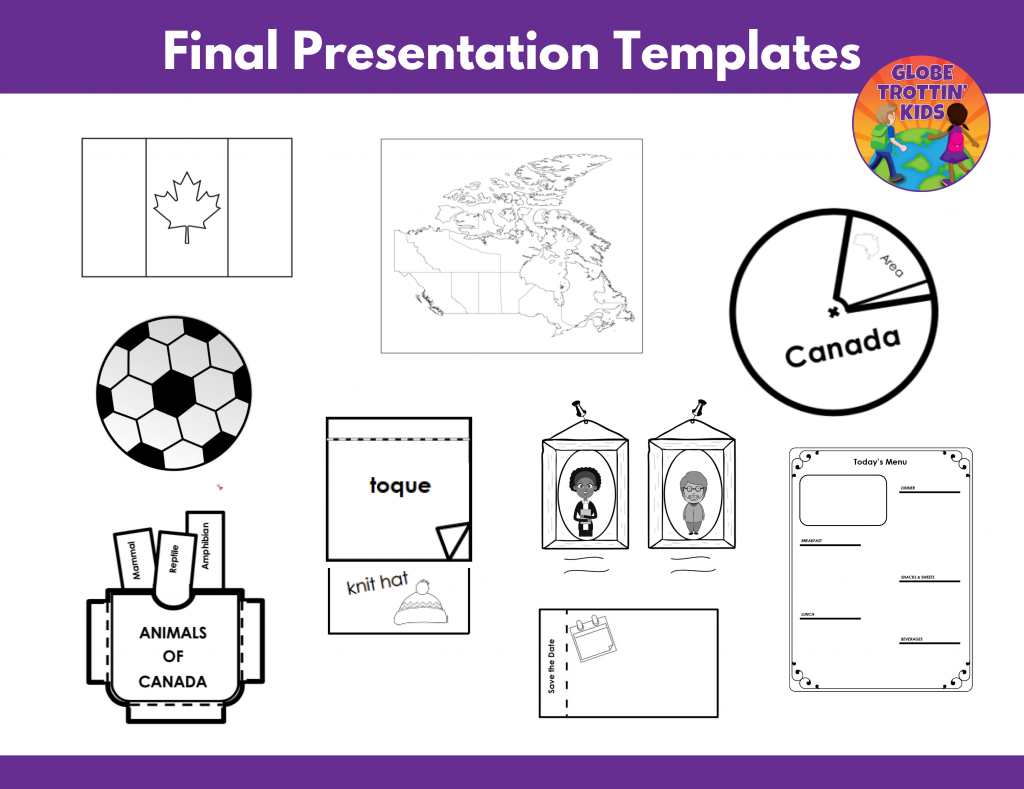 templates for Canada research project