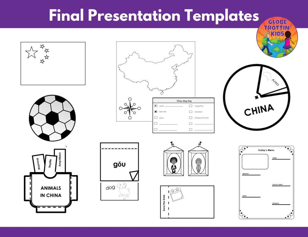 templates for China research project