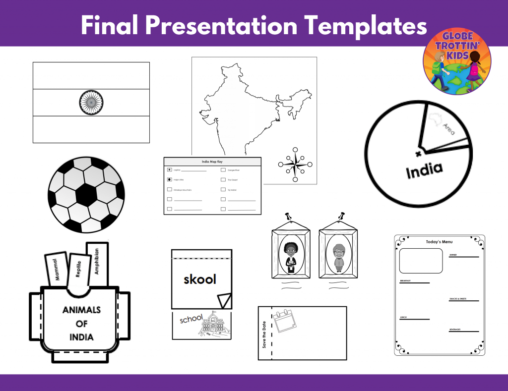 templates for India research project