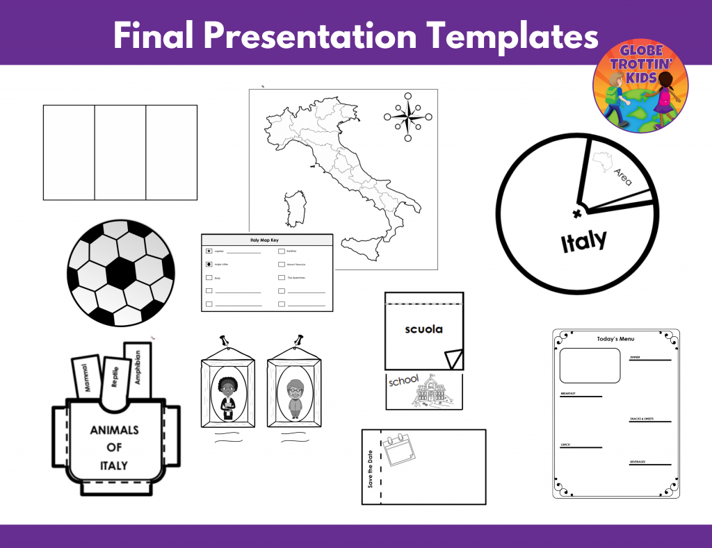 templates for Italy research project